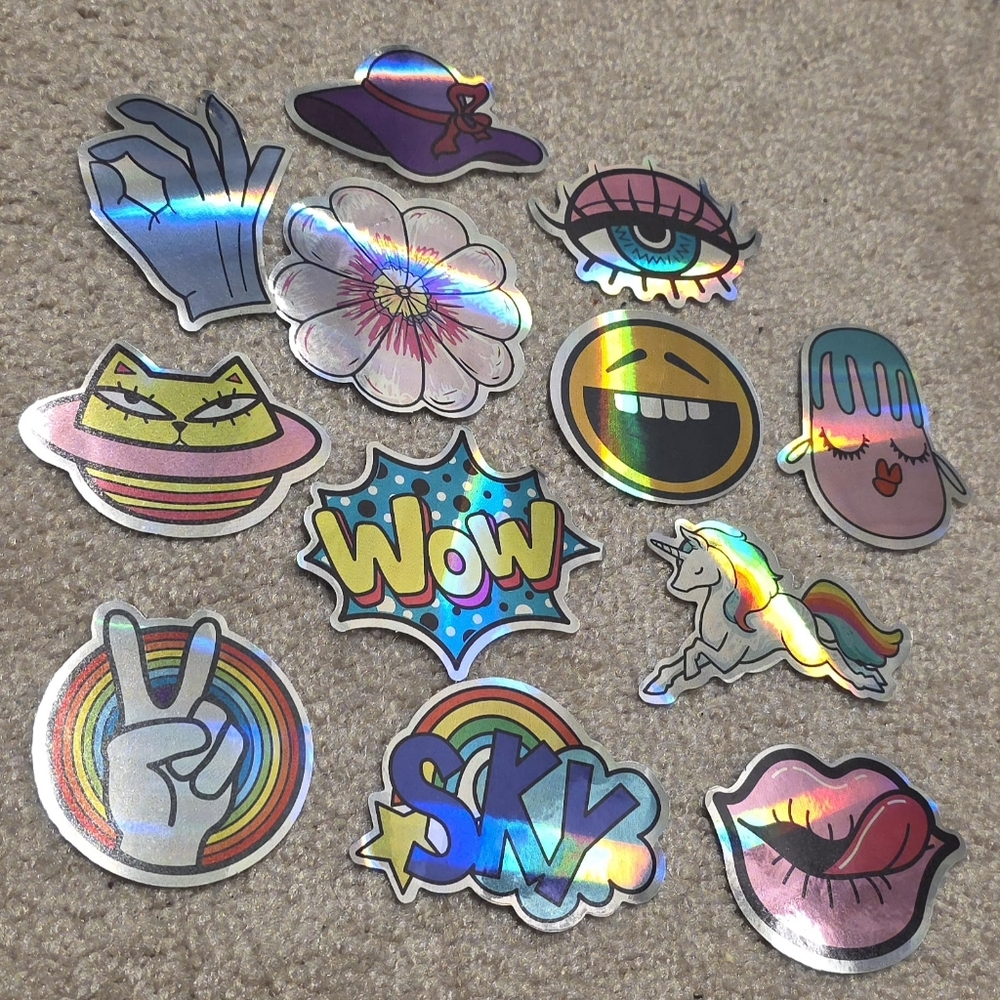 FREE w/ 2+ ITEMS | Holographic Sticker Set